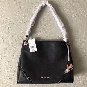 Michael Kors Nicole Medium Shoulder Black Bag